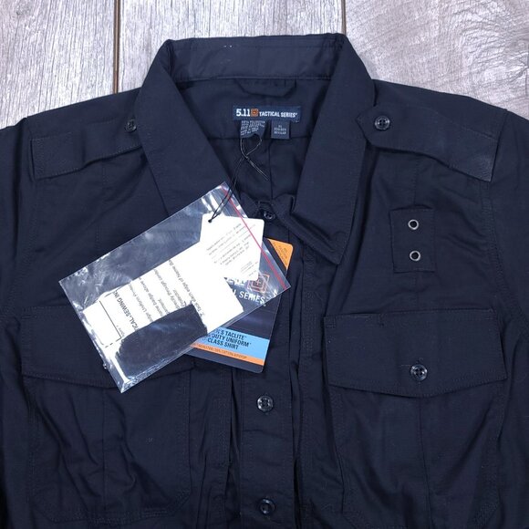 5.11 Tactical Shirt Womans 3X Midnight Navy TacLite Class B Patrol Duty Uniform - Picture 4 of 6